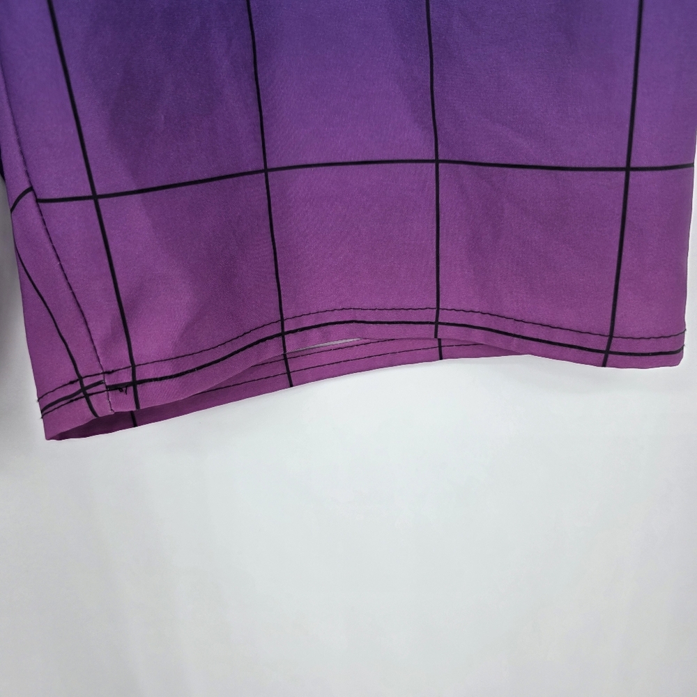 Hang Ten Gradient Grid Pattern Board Shorts 30. - Picture 6 of 7